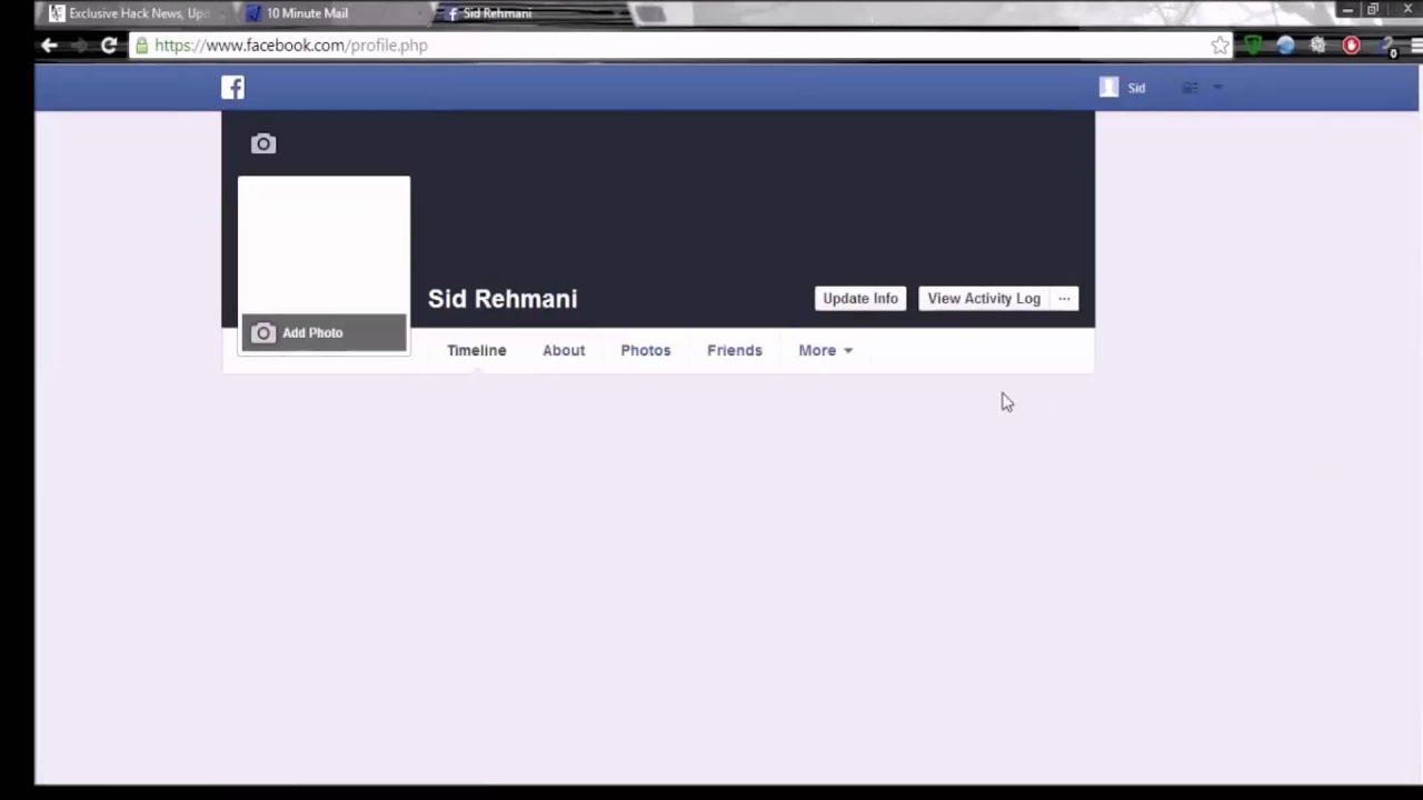 Creating a Facebook Account Without a Phone Number on Dailymotion