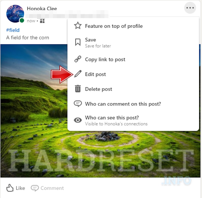 How to Edit Post on Linkedin how to  HardResetinfo