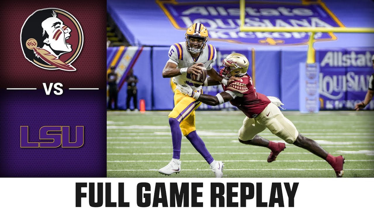 Florida State vs LSU Full Game  2022 ACC Football  Geek Gaming Tricks