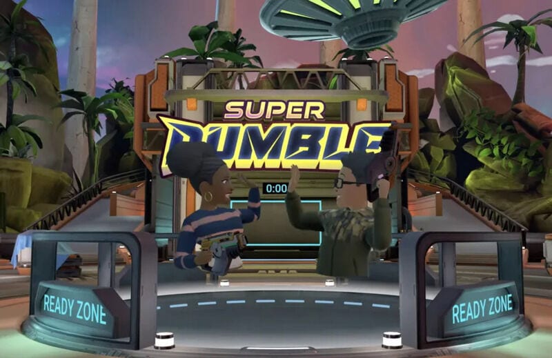 Interactive Digital VR Games  super rumble