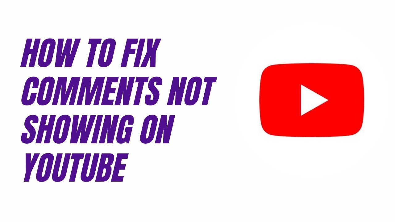 how to fix comments not showing on youtubehow to fix youtube comments 