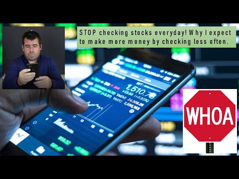 How To Stop Checking Stocks EVERYDAY 3 Strategies I Used  The 