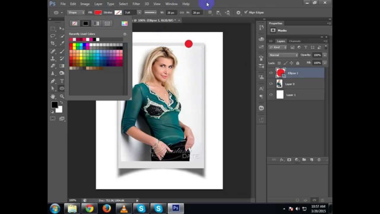 Photoshop Tutorial  How to make a realistic Photo Frame in Photoshop 