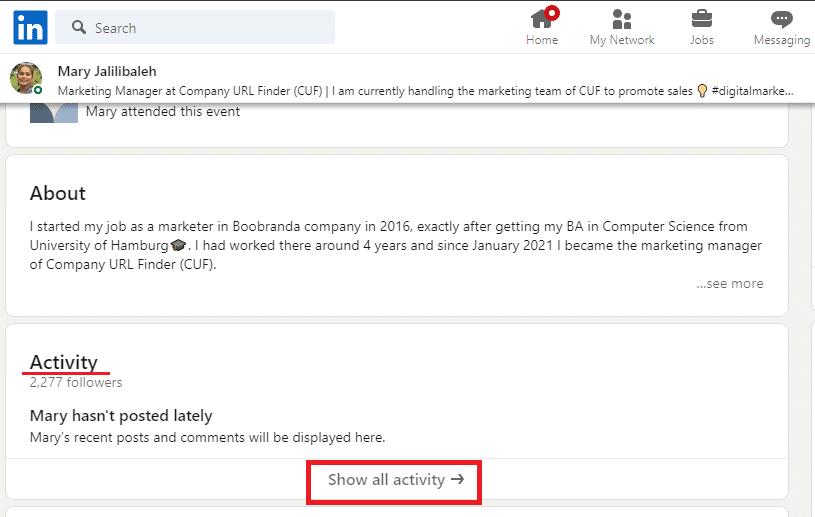 How to See My Posts on LinkedIn  CUFinder