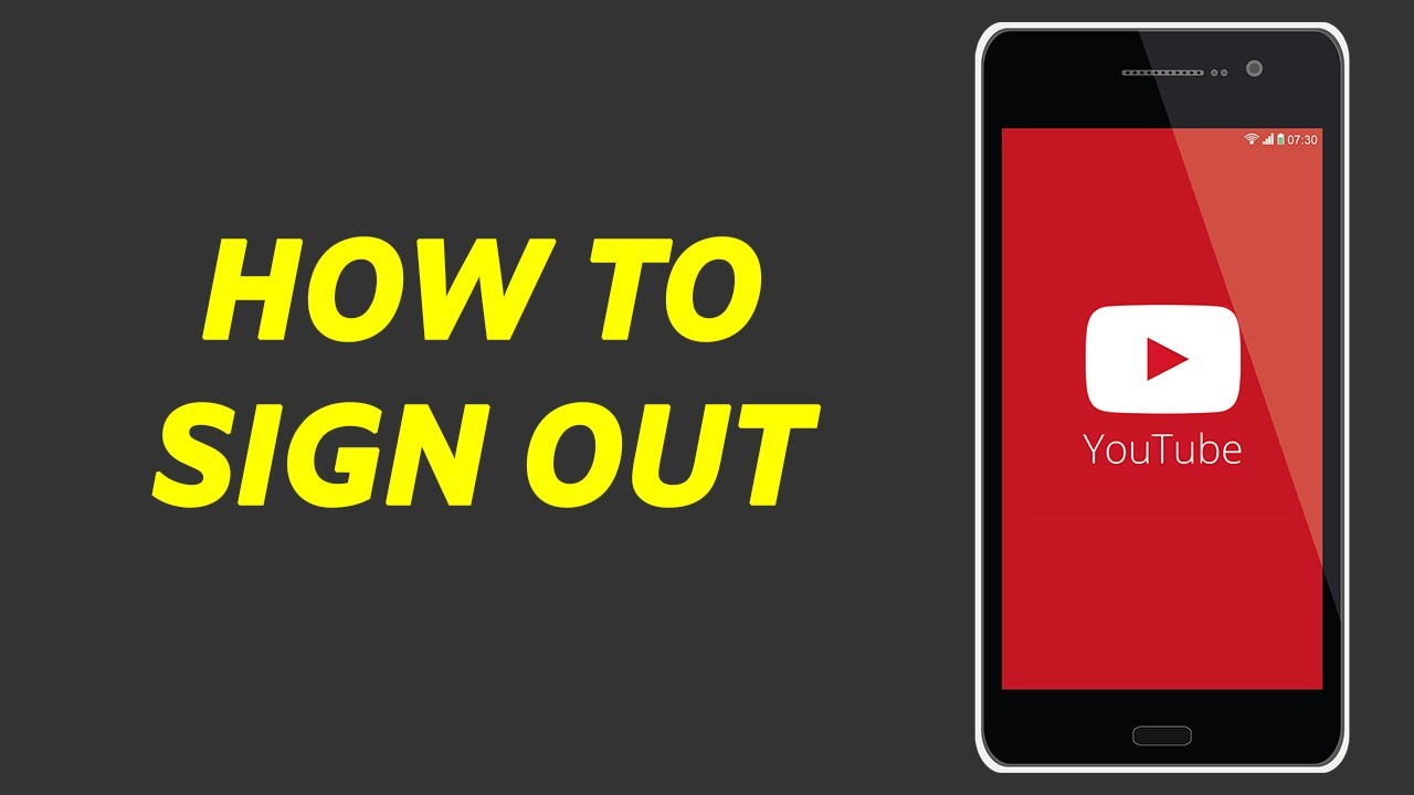 How To Sign Out Of YouTube Account  Android  iPhone  YouTube