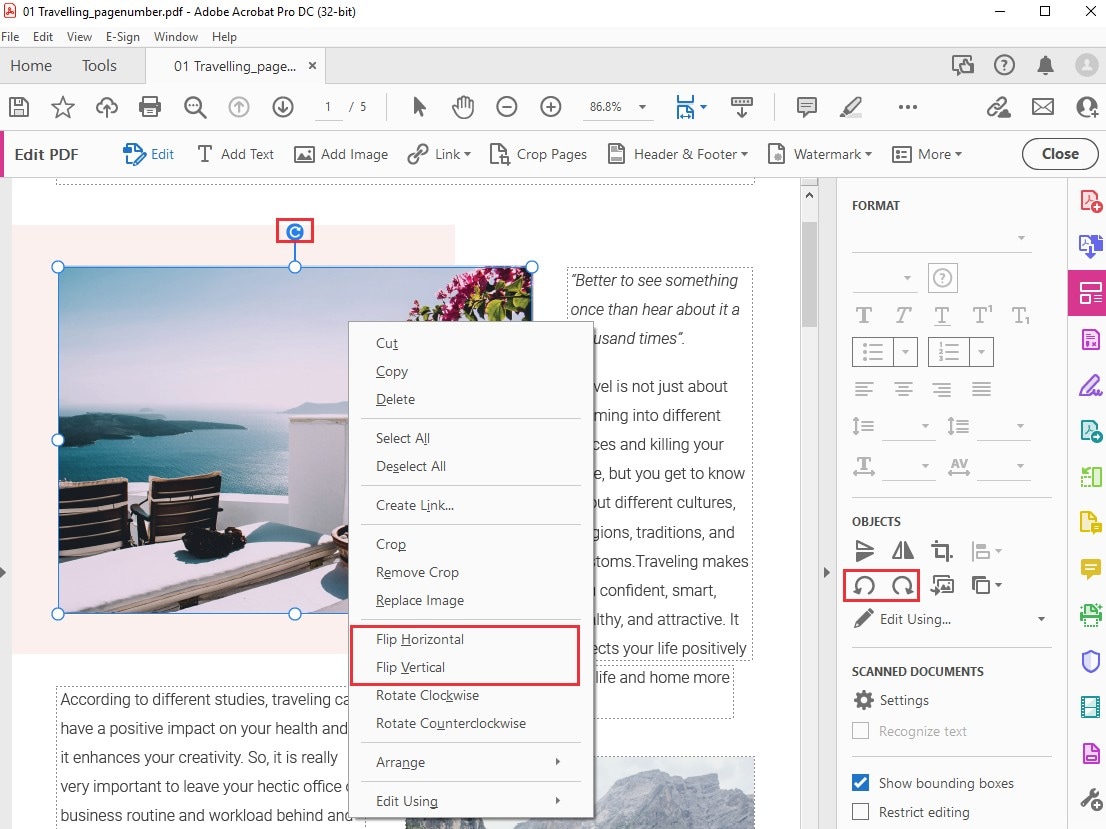 How to Reverse a PDF Image