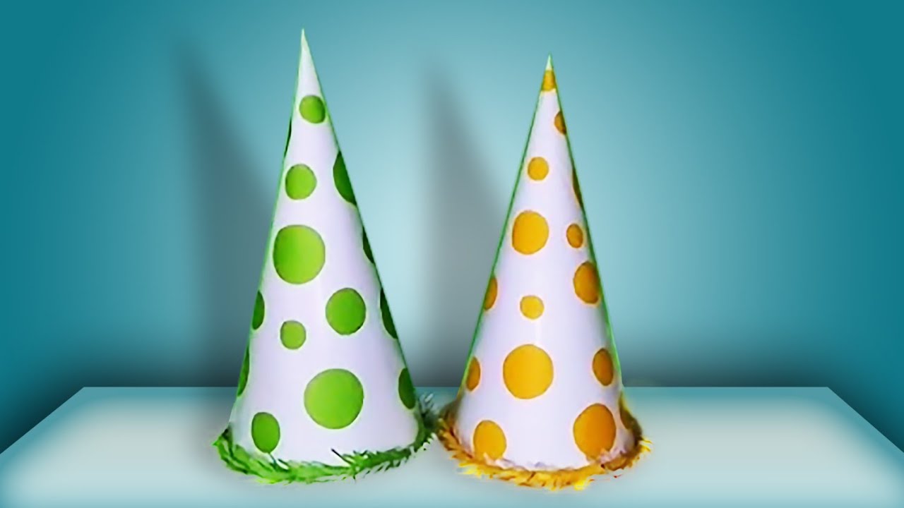 How to make birthday cap with paper very easy_birthday hat_ artcraft 