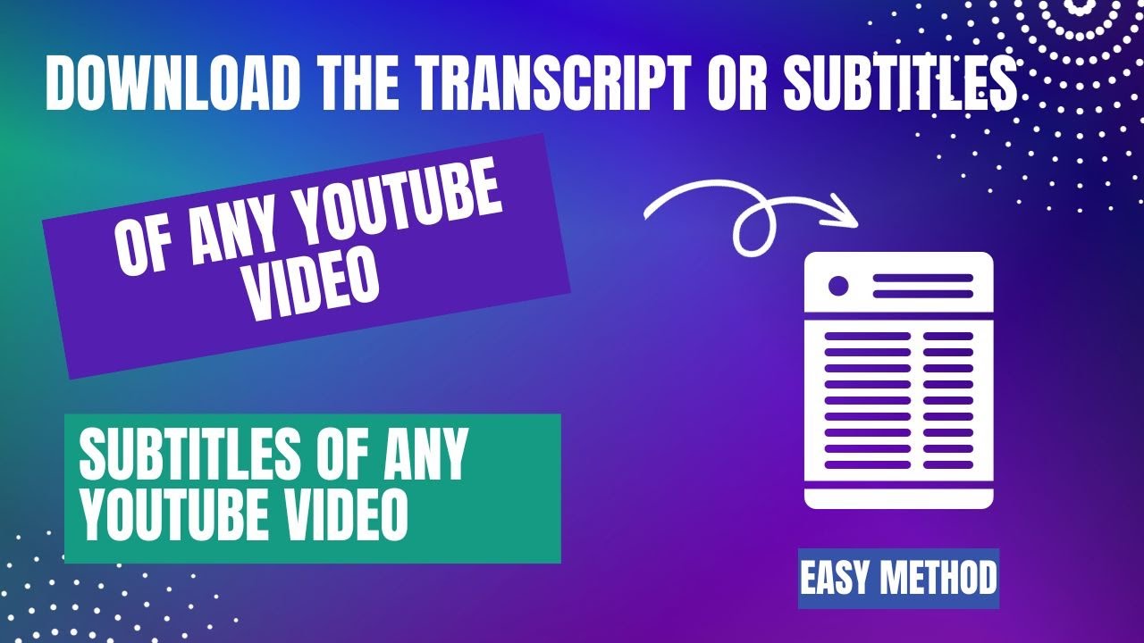 How to Download YouTube Videos with Subtitles for Easy Understanding