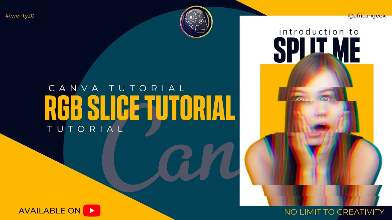 Canva Tutorial for beginners  RGB Slice Effect in Canva Tutorial  YouTube