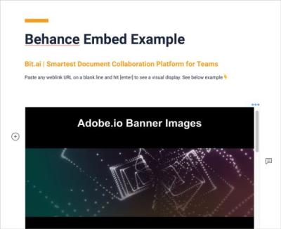 How to Embed Your Behance Project into a Website