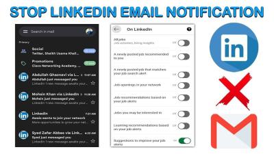 How to Stop Emails from LinkedIn Managing LinkedIn Email Preferences to Reduce Notifications