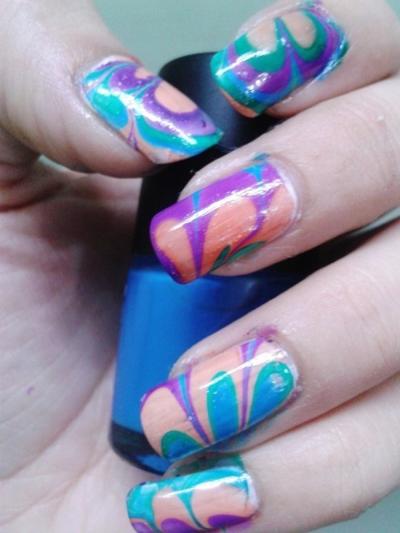 Make Water Inspired Nail Polish Designs