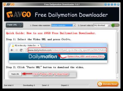 How to Use Avgo Free Dailymotion Downloader for Free Video Downloads