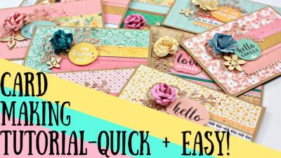 How to Make Easy Cards with a Simple Crafting Tutorial on Dailymotion