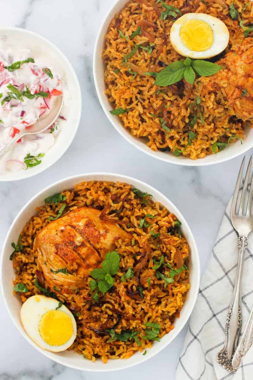 Chicken Biryani With Basmati Rice