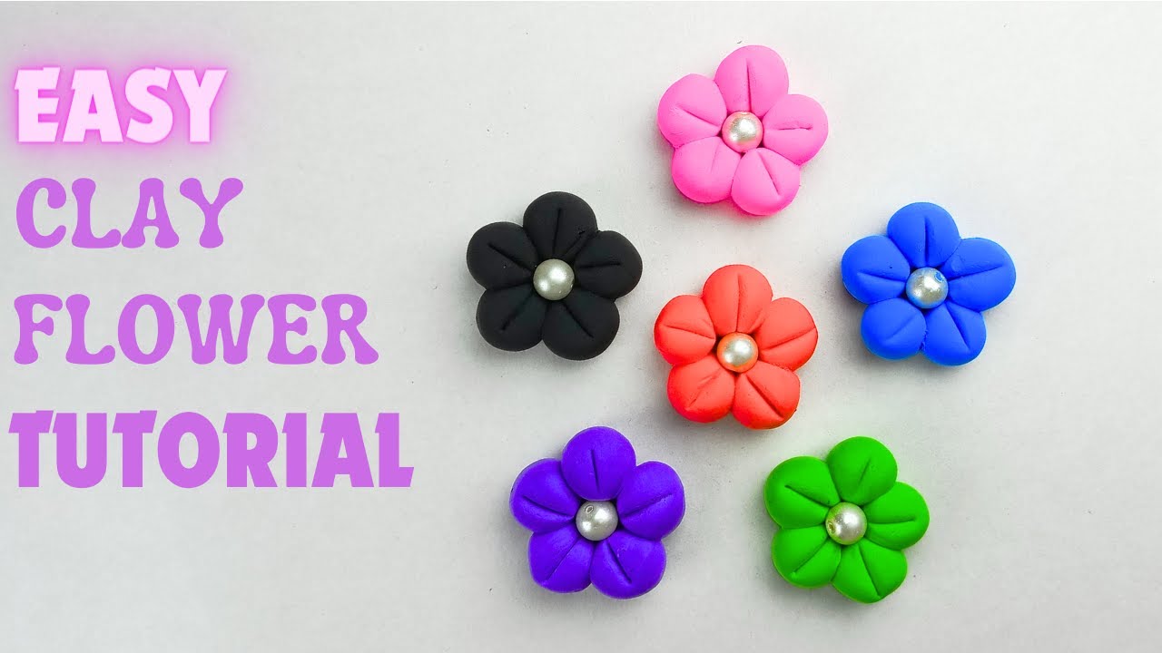 How to Create Flowers with Clay on Dailymotion