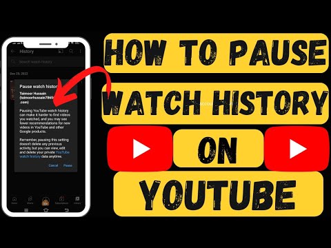 How To Pause Watch History On YouTube  2023  how to pause watch 