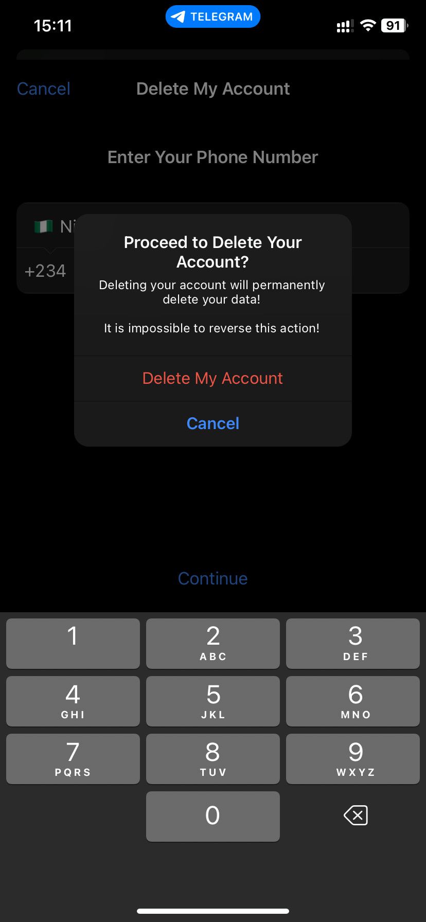How to Deactivate or Delete Your Telegram Account