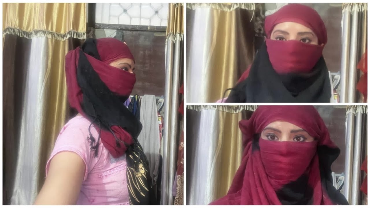 5 Ways to wearing scarf or dupatta in summer  How to cover your face 