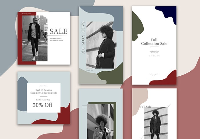 Free Adobe Stock Templates for the Holiday Shopping Season