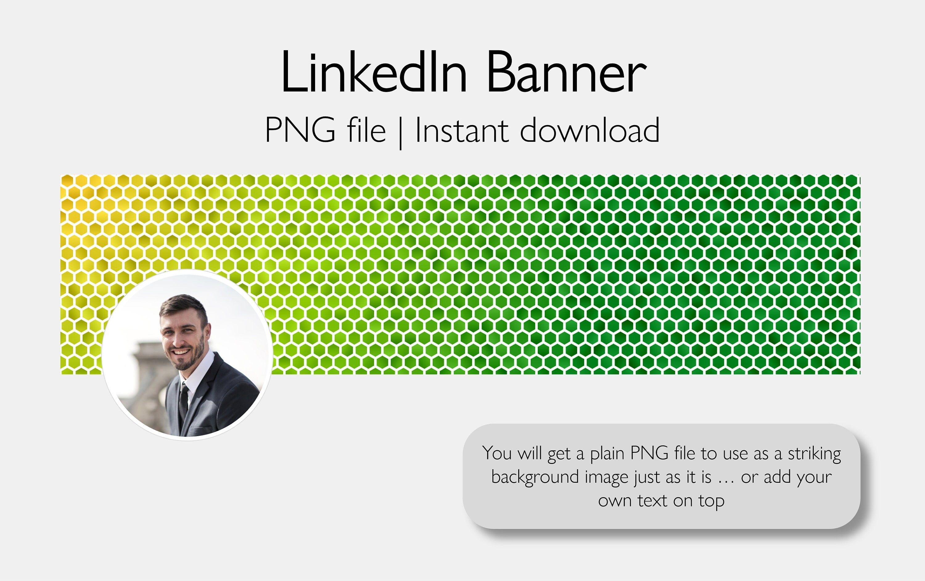 Linkedin Banner Blank Labels Text You Personal Branding Logo