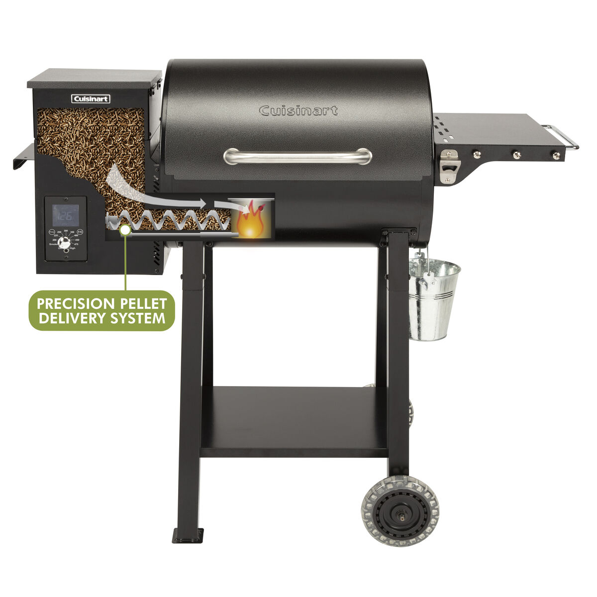 Wood Pellet Grill Smoker 465 sqin Cuisinart