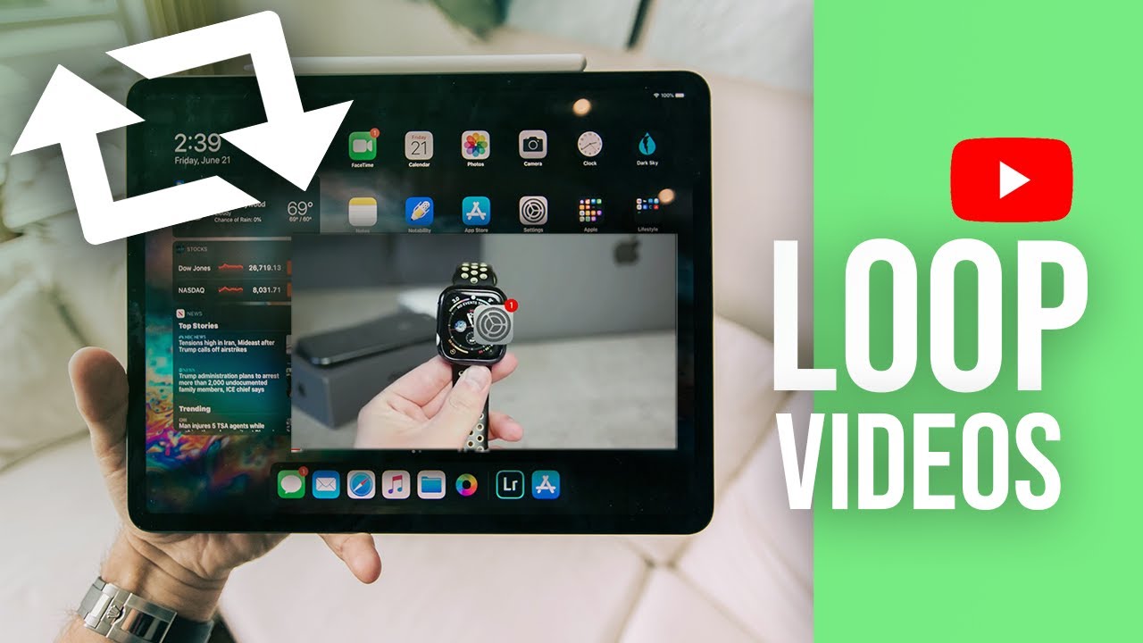 How to Loop Videos on iPad Youtube easy YouTube