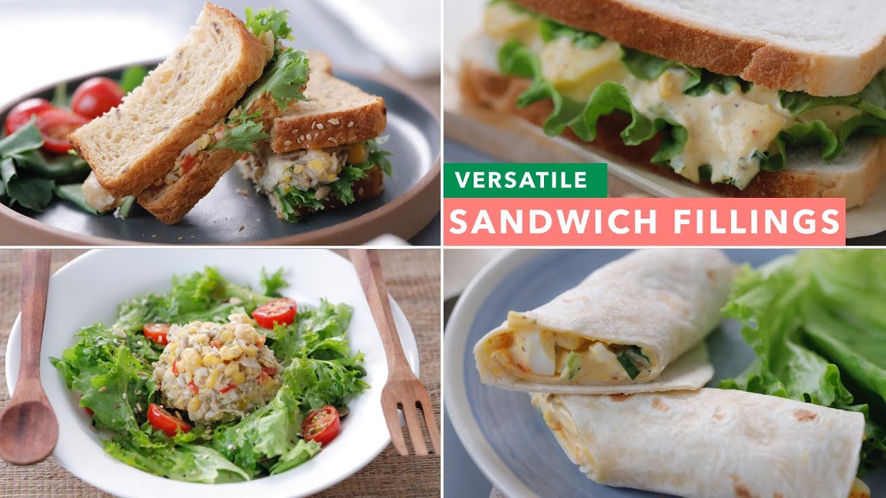 Tasty Sandwich Fillings Simple Easy Food On The Go YouTube