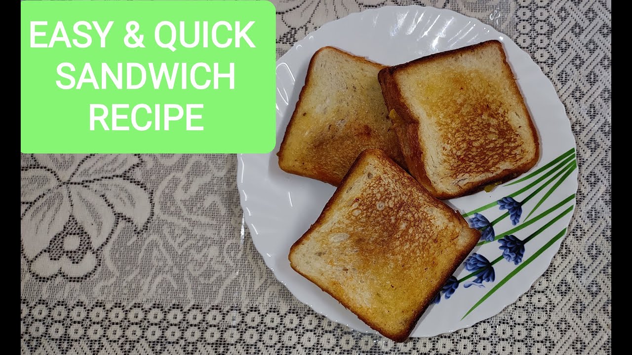 Easy and quick sandwich recipe YouTube
