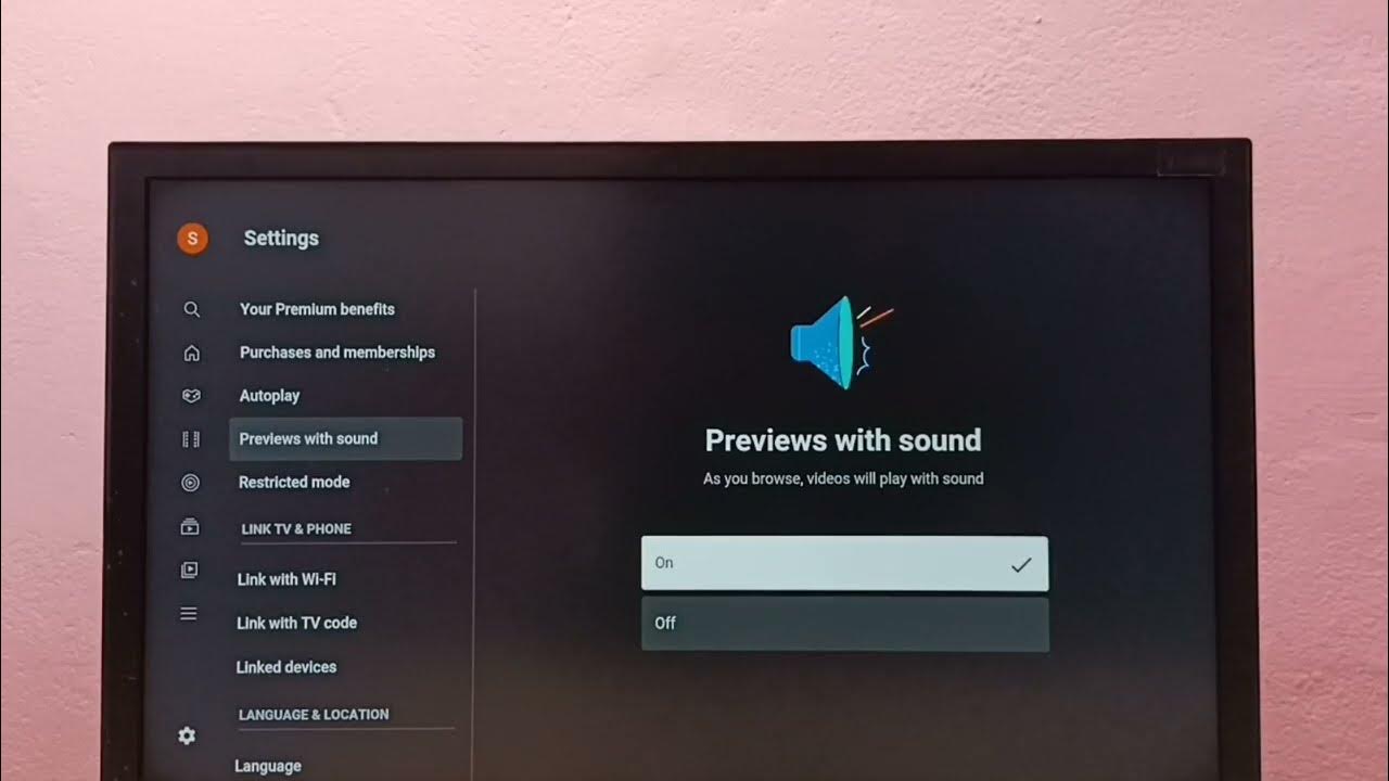 Google TV  How To Turn OFF YouTube Thumbnail Preview  Turn OFF 