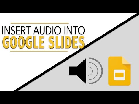 Insert Audio Into Google Slides  YouTube