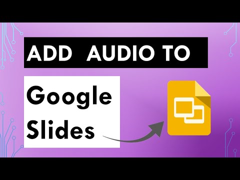 Insert Audio into a Google Slide  2022  YouTube