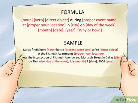 3 Simple Ways to Write Good Captions in Photojournalism  wikiHow