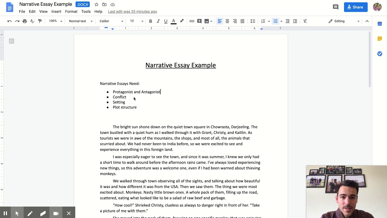 Narrative Essay Tutorial  YouTube