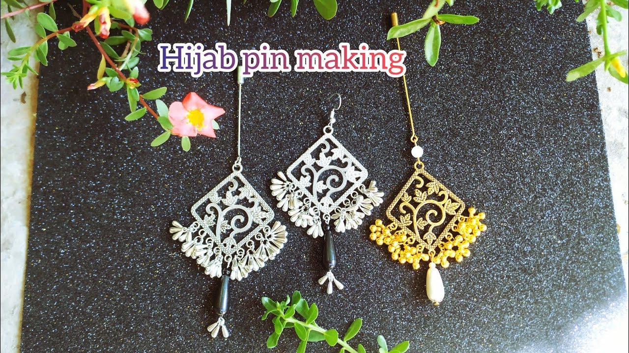 How to make hijab pin  YouTube