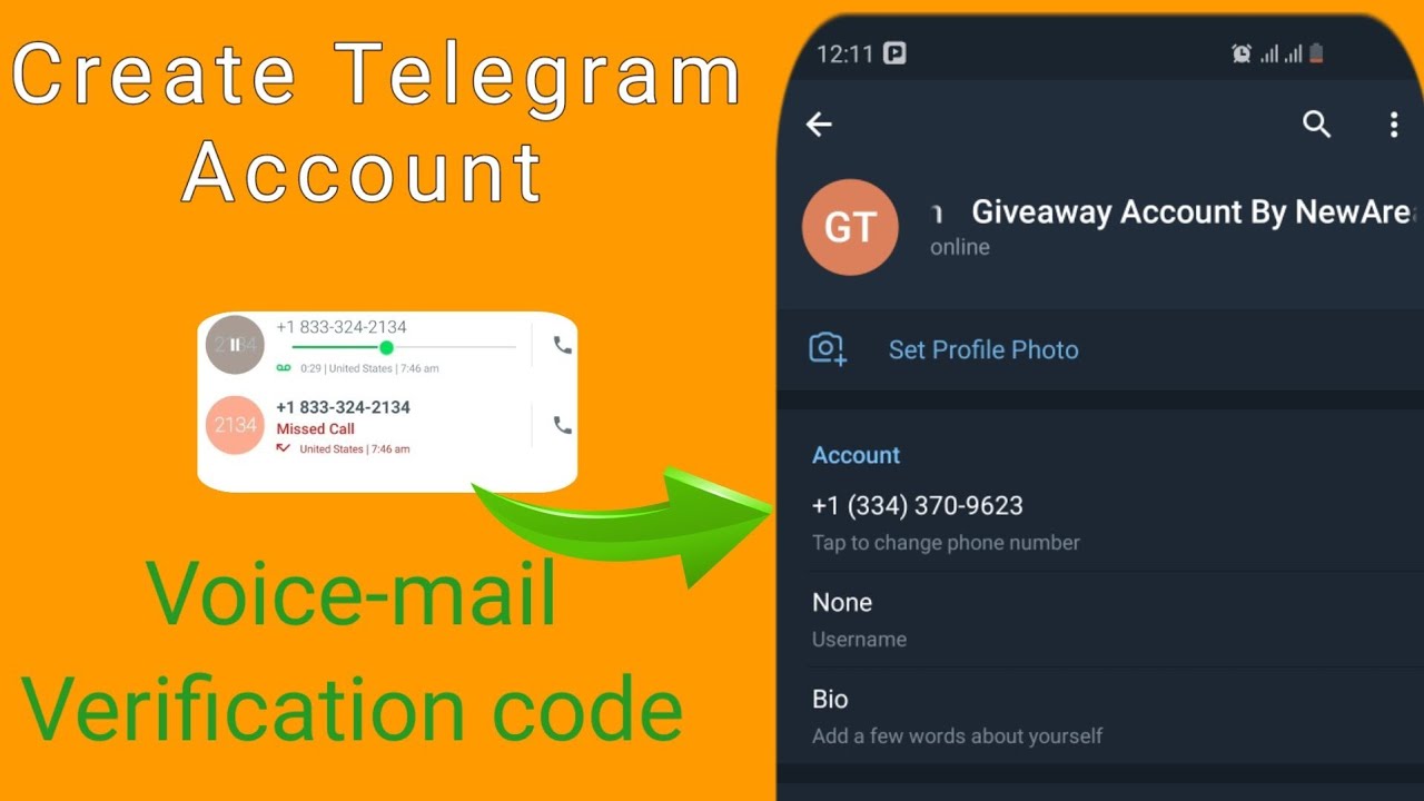How to create telegram account with free US number 2021 Verification