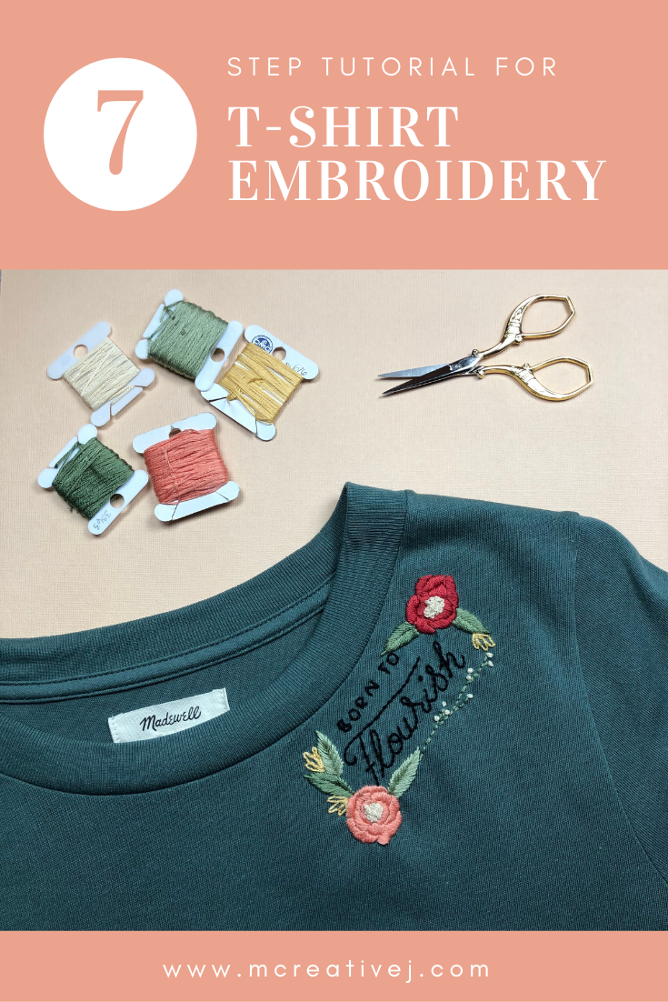 Diy Embroidery Shirt Clothes Embroidery Diy Name Embroidery Hand