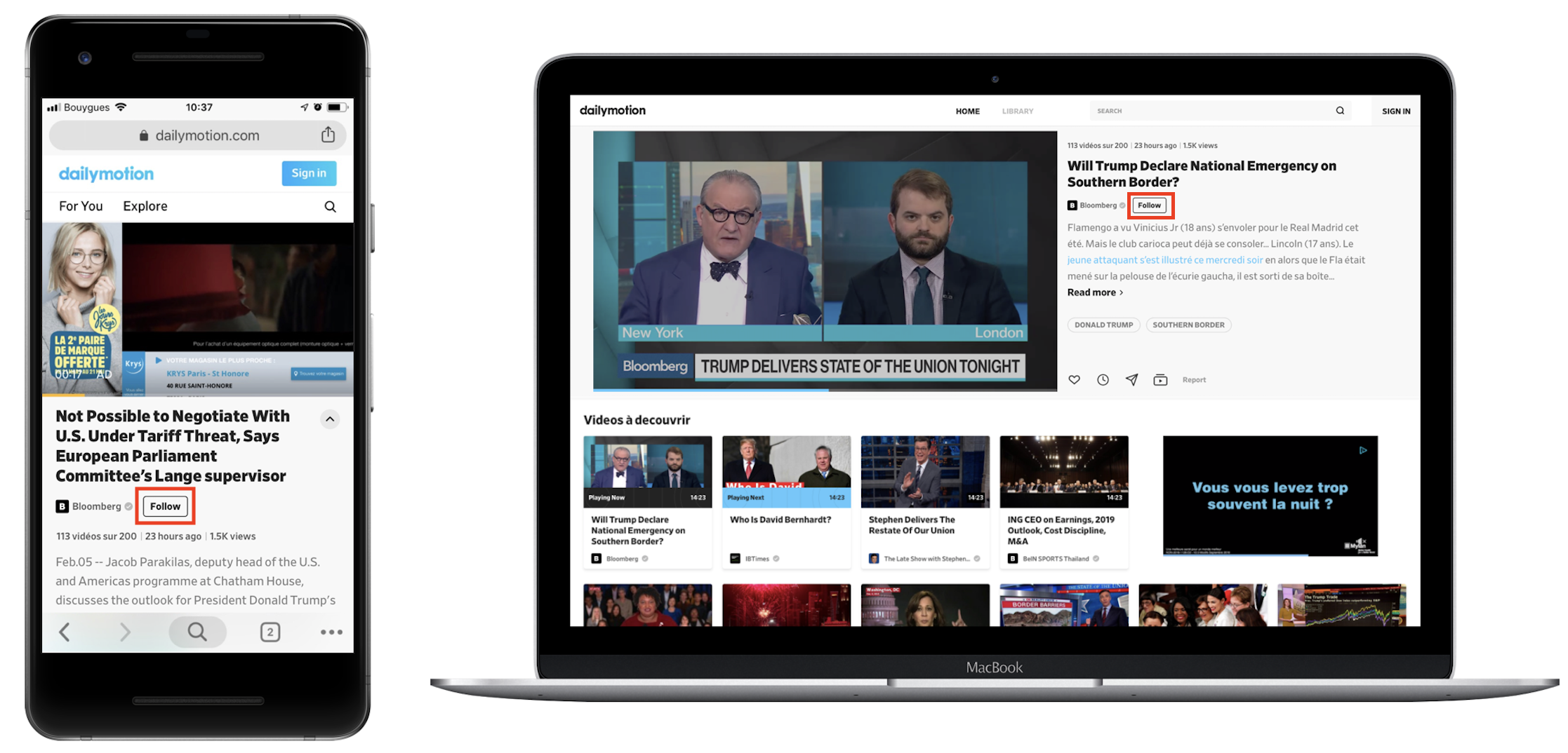Follow manage your favourite channels and topics Dailymotion Help
