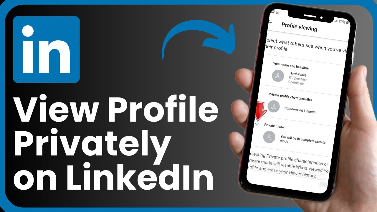 How to View LinkedIn Profile Privately YouTube
