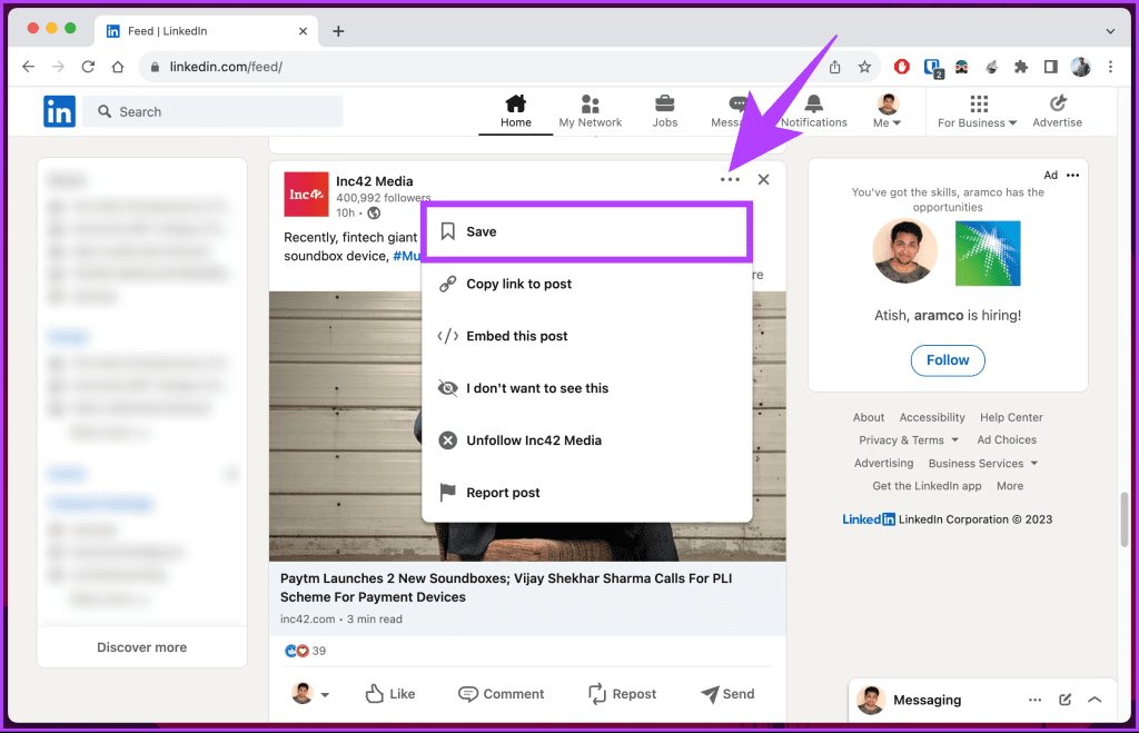 How to Find Saved Posts and Jobs on LinkedIn Guiding Tech