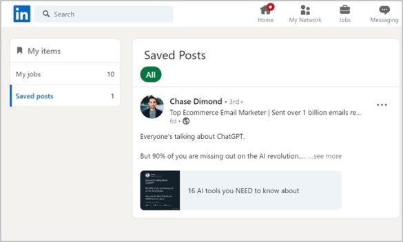 How to Find Saved Posts and Jobs on LinkedIn on Mobile and Desktop