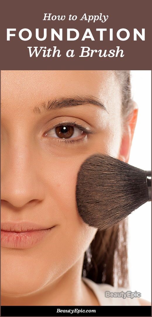 How to Apply Foundation With a Brush How to apply foundation How to