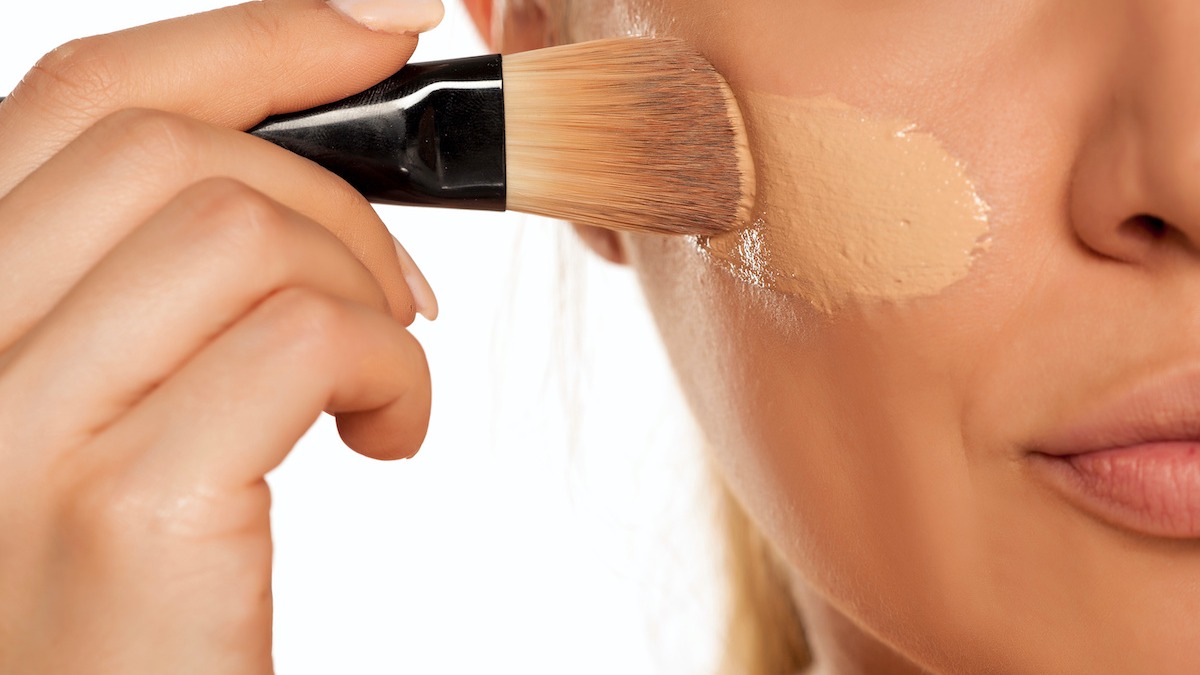 How To Apply Liquid Foundation With A Brush