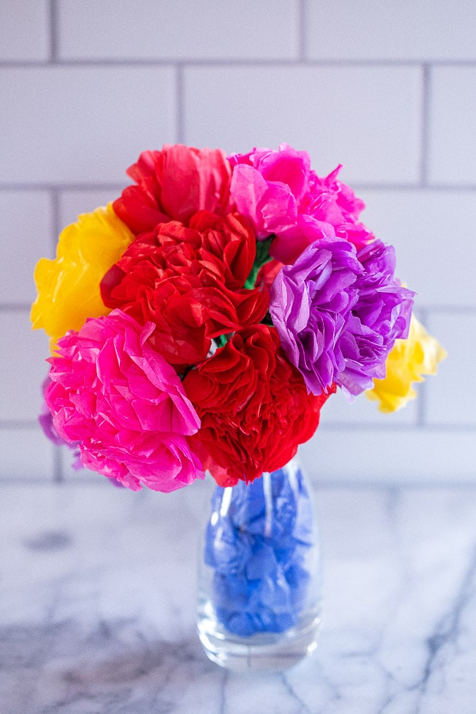 How To Make Tissue Paper Rose Flowers Best Flower Site