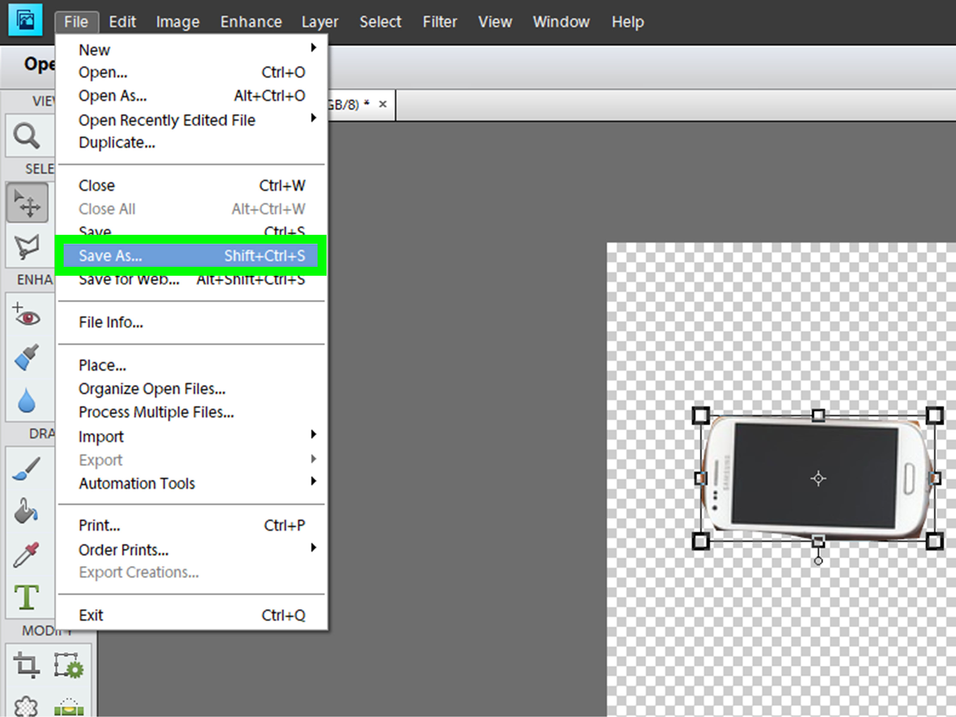3 Ways to Remove Background With Photoshop Elements wikiHow