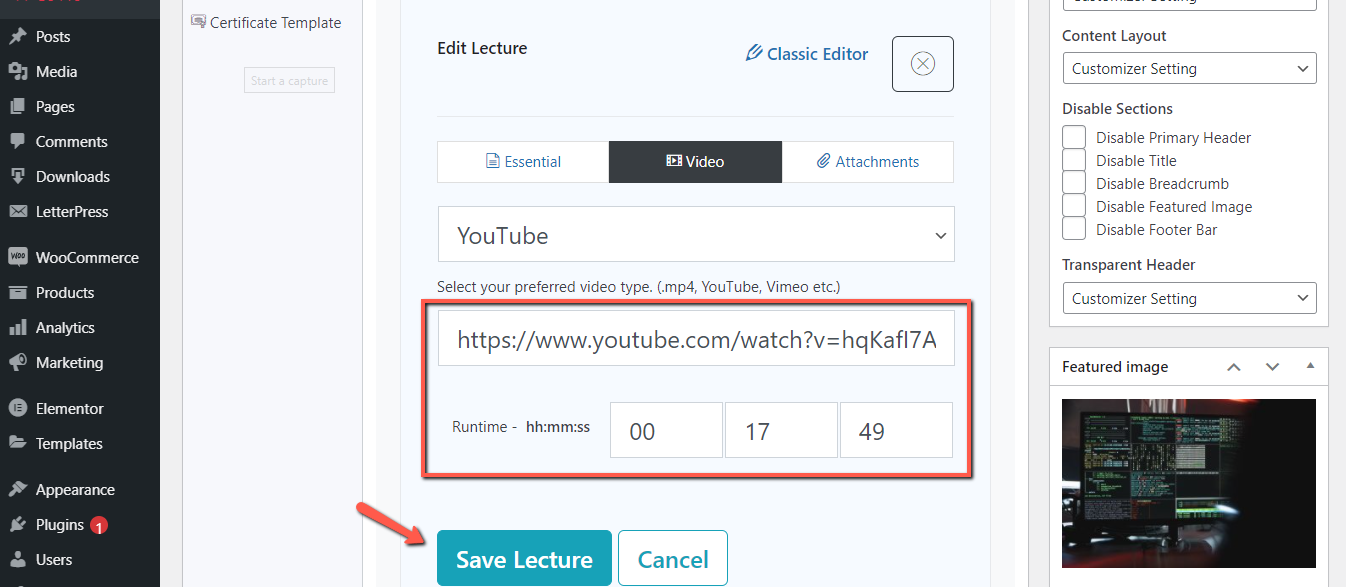 How to add a lecture video and how Dozent LMS protects it Dozent LMS