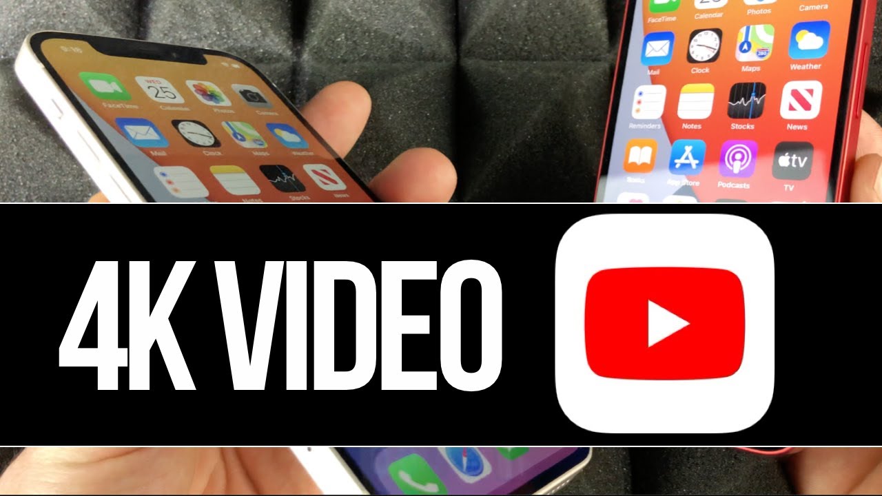 How to Upload 4K Videos on YouTube from iPhone 12 iPhone 12 mini