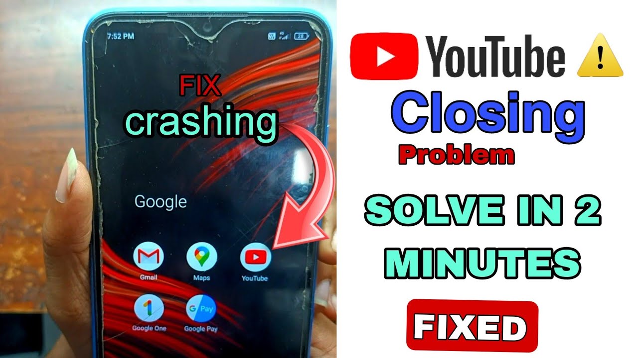How to fix youtube auto back and closing problem apps automatically
