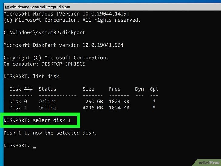 How to Format a USB Using Command Prompt CMD on Windows
