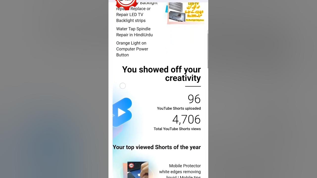 My Year On YouTube One Year Performance Report on YouTube Youtube